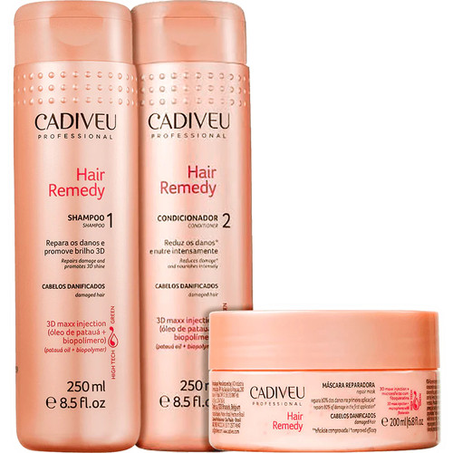 Cadiveu kit trio rimedio - cadiveu,
