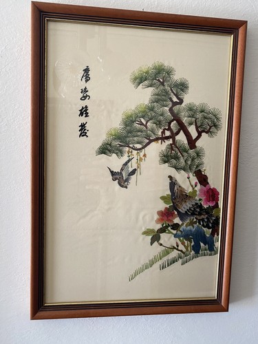 Quadro cinese bird art vintage - quadro,