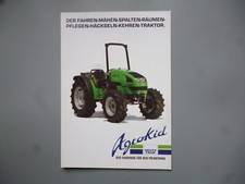 DEUTZ-FAHR trattore agrokid originale depliant trattore 4 pagine