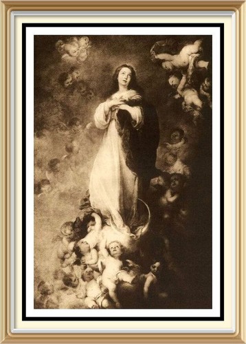 Antica stampa murillo - stampa,