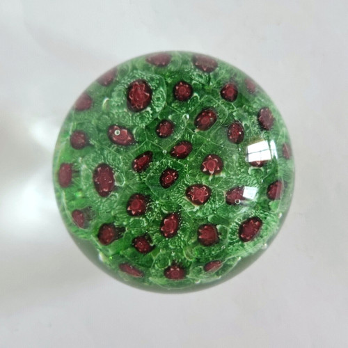 Fermacarte vetro murrine - fermacarte, palla