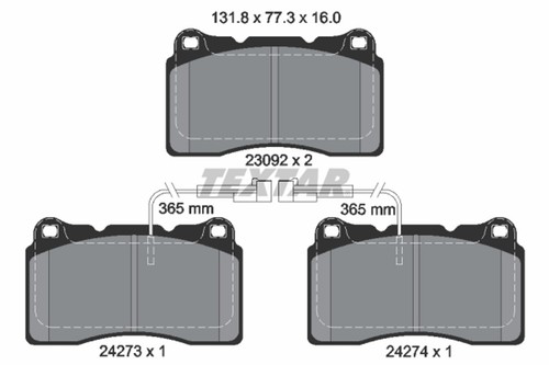 Kit pastiglie freno - ,