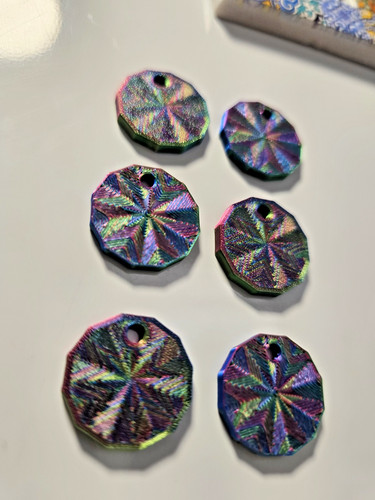 Magnetic trolley token - 6, x