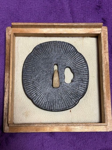 Tsuba ferro giapponese - in,