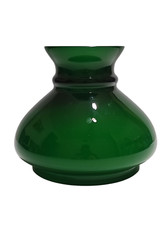 Boccia di vetro verde per Lampadario Lume Lampada Paralume Bowl Foro 13,65 cm