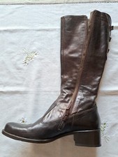 Stivali nero giardini donna n.37 Tacco Medio - Colore Testa di Moro - Nuovi