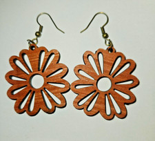 Orecchini in legno boho