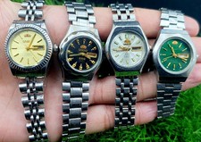 Lotto 4 Orologi Orient Vintage Donna Automatico Data Giorno Made in Japan