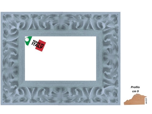 Cornice legno bianca - bianca, opaca