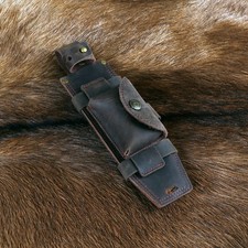 TOURBON Leather Fixed Blade