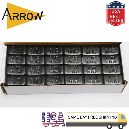 Box 1oz black stick on - 1oz,