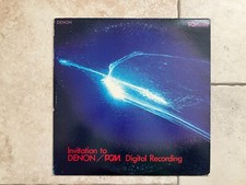 invitation to DENON PCM Digital Recording _ Vinile LP 33giri 12" _ JAPAN RARE