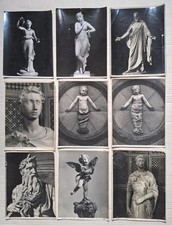 FRATELLI ALINARI Firenze 9 fotografia scultura Donatello Canova Michelangelo
