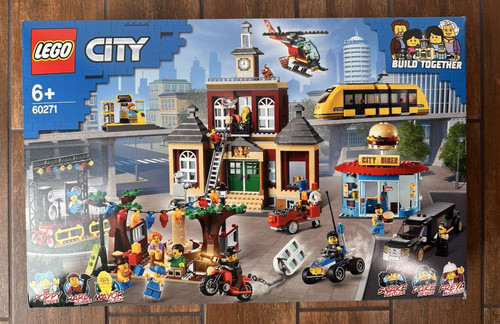 Lego city 60271 piazza della - piazza,
