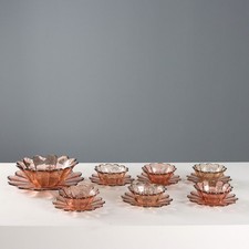 Servizio Vintage Vetro per