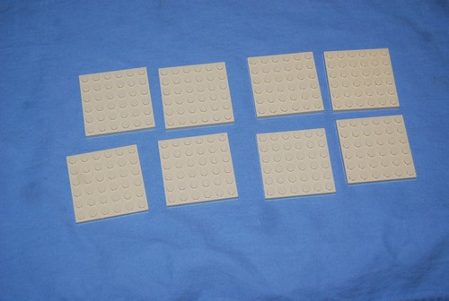 Lego lotto piastre marroni - piastre,