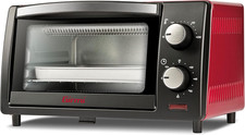 FE10 Forno Elettrico, 800 W, 10 Litri, Griglia INOX, Termostato Regolabile, Time