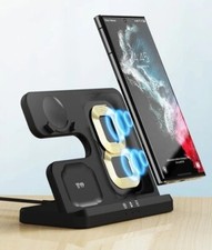 Stazione di ricarica wireless per Samsung Galaxy S24 S23 S22 S21 Ultra Watch caricabatterie