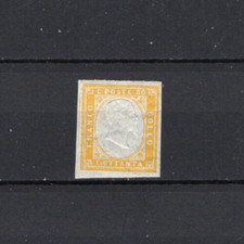 REGNO DI SARDEGNA 1861 - EFFIGIE VITTORIO EMANUELE VALORE 80c. NUOVO CON GOMMA