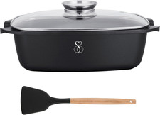 Teglia Da Forno Rettangolare 32 X 11Cm | Alluminio E Acciaio | Gas Induzione For