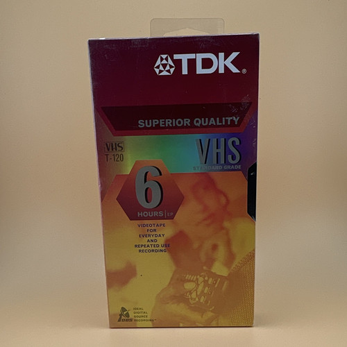 Tdk superior quality 120 vhs - quality, t-120