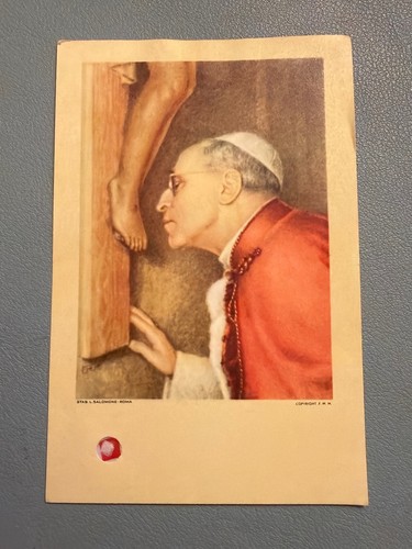 Santino reliquia papa - pio, xii