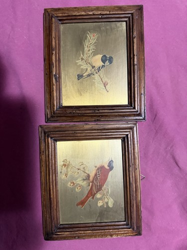 Coppia quadretti vintage con