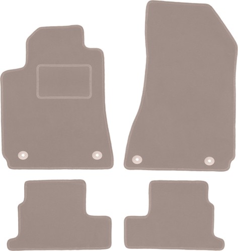 Tappetini velluto beige - in,