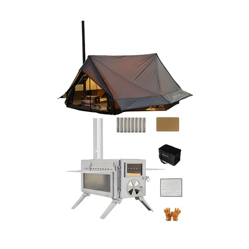 Casetta tenda calda per - 1-2, +