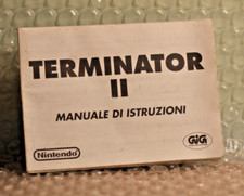 Manuale di istruzioni GIG Italiano Terminator II 2 Nintendo Game Boy Originale