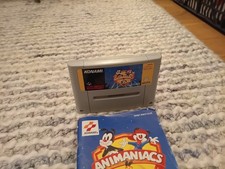 Cartuccia Animaniacs Super Nintendo SNES PAL più manuale 