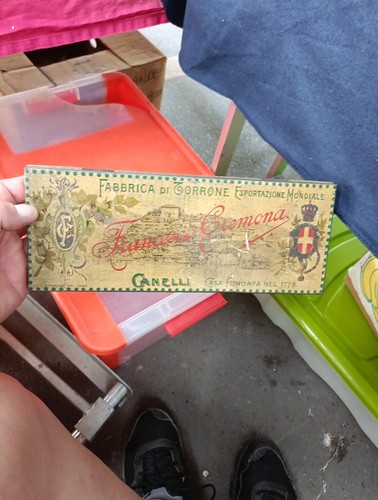 Scatola latta torrone - scatola, di