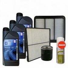 Kit Tagliando Chevrolet Matiz Spark 0.8 Filtri 3 LT Olio 10W40 Omaggio