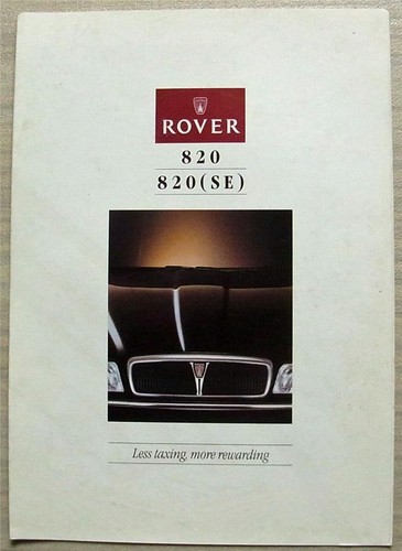 Rover 820 se volantino - rover,