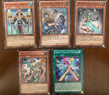 YU-GI-OH LOTTO 5 CARTE DELLA PROFEZIA ITALIANO