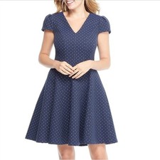 Gal Meets Glam Lorraine Polka Dot Dress