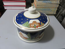 Porta Biscotti / Biscottiera in ceramica diametro 18 cm altezza 13 cm