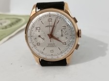 Imperios orologio cronografo oro 18k 37mm swiss meccanico 17 rubini incabloc ant