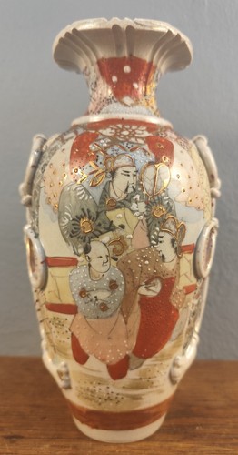 Vaso ceramica tipo satsuma - in,