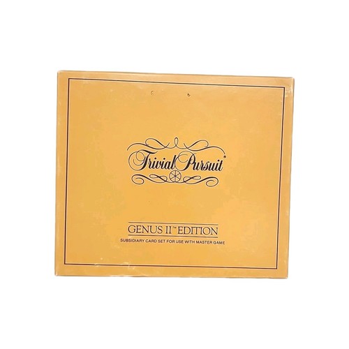 Trivial pursuit genus - trivial, ii