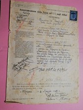 G36 erinnofilo pro vittime politiche  SIMONI Fosse Ardeatine L.2 1947 Mazara Val