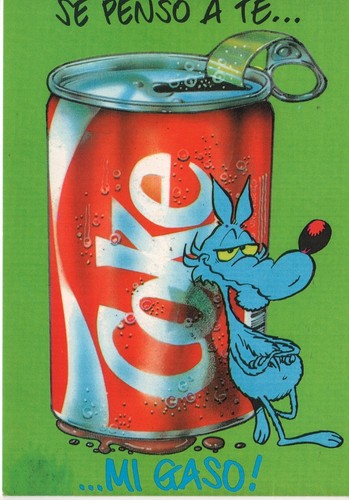 Coca cola italia vintage - vintage, 70's