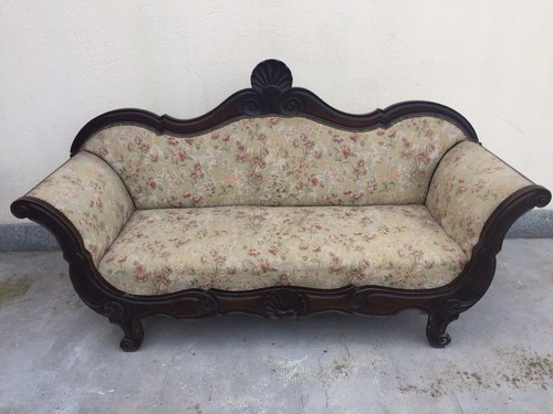 Divano noce epoca 1840 - divano,