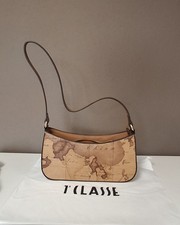 borsa a tracolla di Alviero Martini 1ª Classe con il tessuto Geo Classic. Nuovo