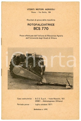 1971 utenti motori agricoli - motori,