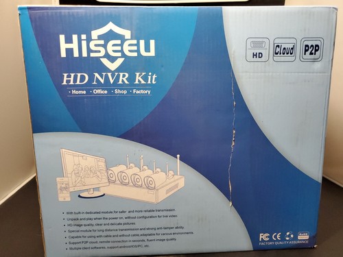 Hiseeu nvr kit p2p cctv - hd,
