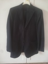 Completo elegante uomo Gessato Blu Scuro - Taglia 46 - LEGGI BENE 