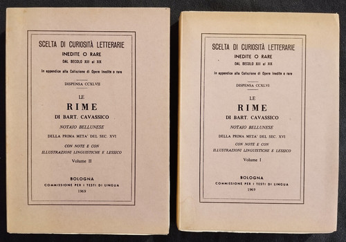 Rime bartolomeo cavassico - bartolomeo,