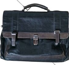 Piquadro Borsa Cartella Porta PC di Pelle - Mogano. Con Un Solo Manico