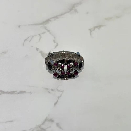 Anello argento con - anello, borchie